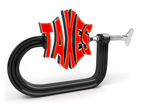 Concept de réduction d'impôt — Photo