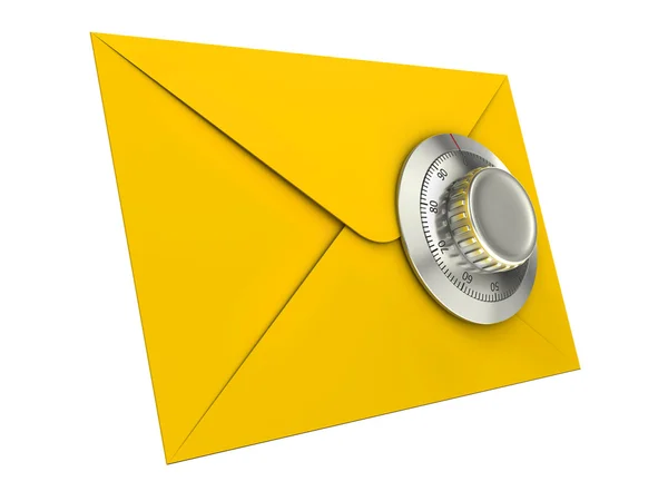 Mail säkerhetskoncept — Stockfoto