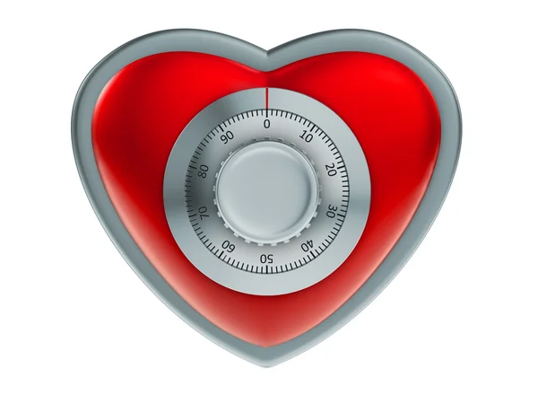 Heart security concept Stock Photo