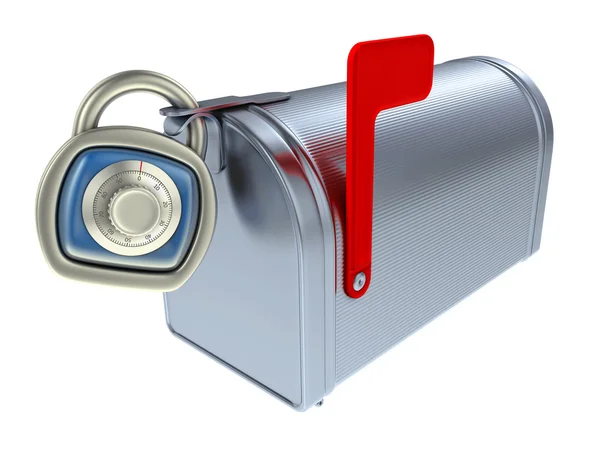 Sicurezza della cassetta postale Foto Stock