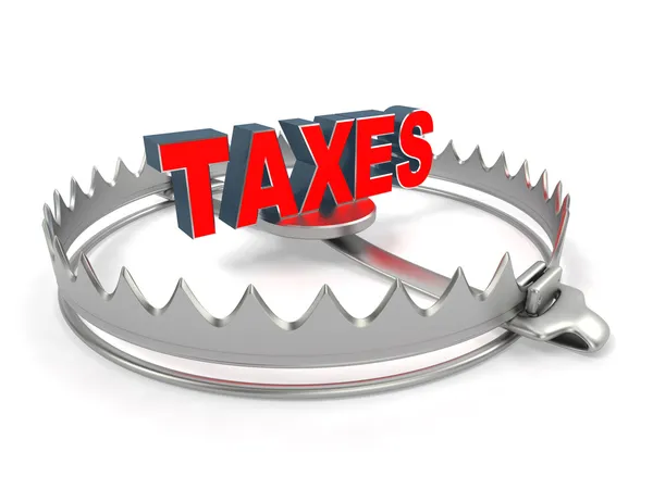 Tax problem concept Royalty Free Stock Images