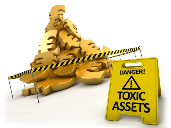Toxic assets concept Royalty Free Stock Photos