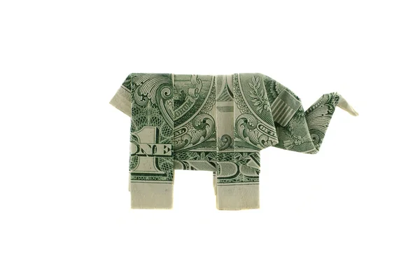 Долларовый слон — стоковое фото