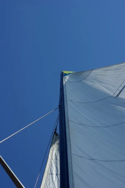 Segelbåt mast — Stockfoto