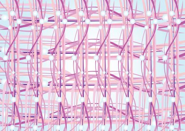 Pink lines. Abstract vector gradient background clipart