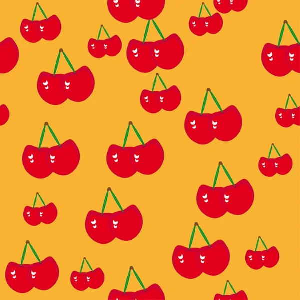 Абстрактный рисунок с ягодами — стоковый вектор