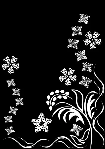 抽象の花飾り — ストックベクタ