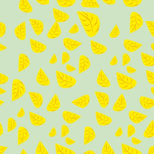 Abstraktes Muster mit Blättern — Stockvektor