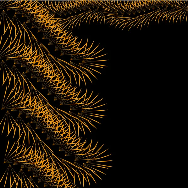 Cadre avec plumes — Image vectorielle