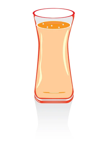 Glass with beer — Stock Vector