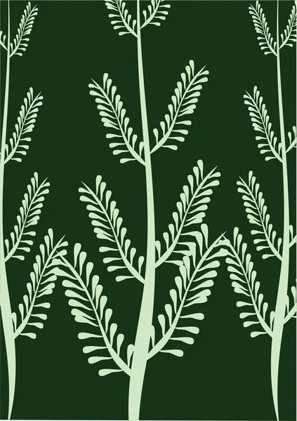Рамка з папороті зеленим — стоковий вектор