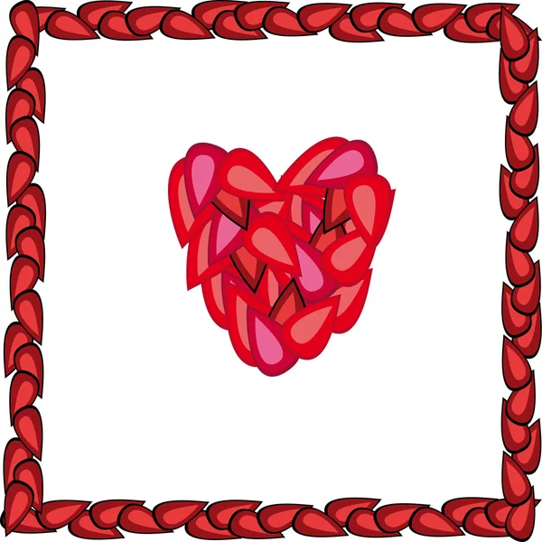 Мбаппе с сердцем — стоковый вектор