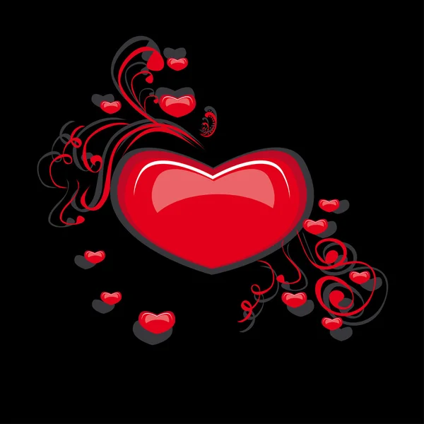 Серці любов — стоковий вектор