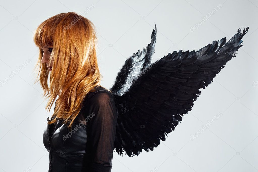 Dark angel girl
