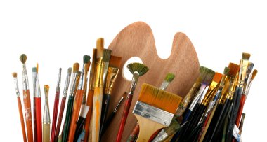 Paintbrushes clipart