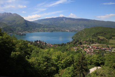 Lake Annecy in the French Alps clipart