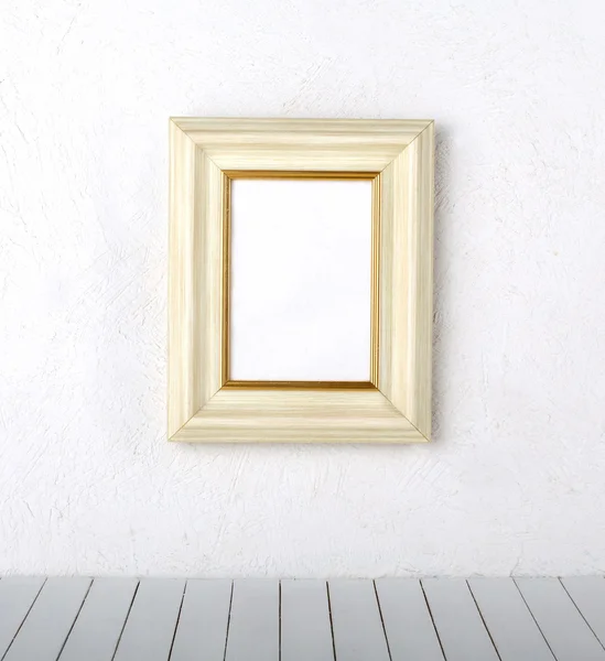Moldura de imagem em uma parede — Fotografia de Stock
