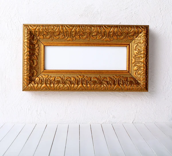 Old picture frame on a wall — Stock Photo, Image