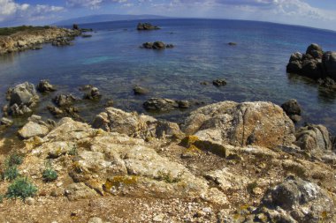 Sardunya Adası İtalya manzara