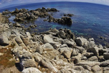 Sardunya Adası İtalya manzara