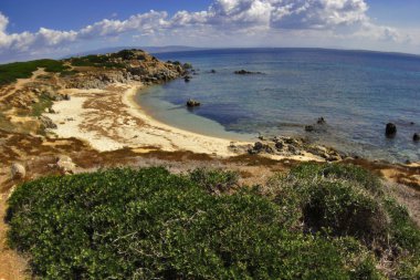 Sardunya Adası İtalya manzara