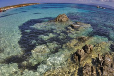 Sardunya Adası İtalya manzara