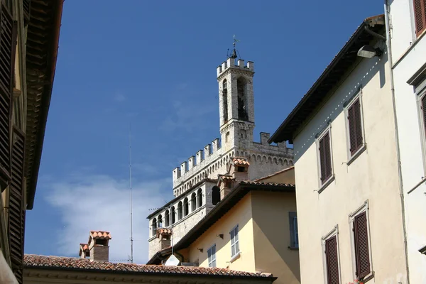 Gubbio, umbria, itally manzara, — Stok fotoğraf