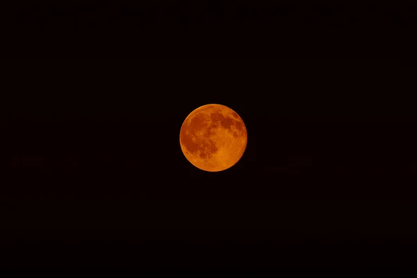 Lua vermelha — Fotografia de Stock