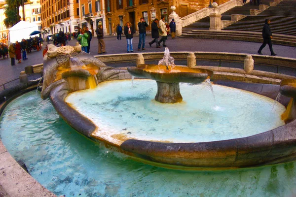 Landscape Rome square of spain — Stock Photo, Image
