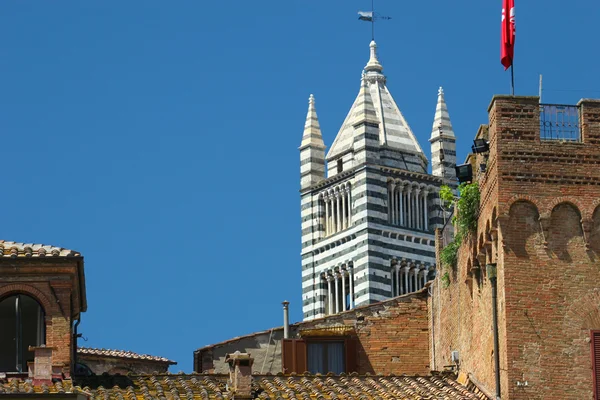 Siena, Toskania, Wlochy — Zdjęcie stockowe