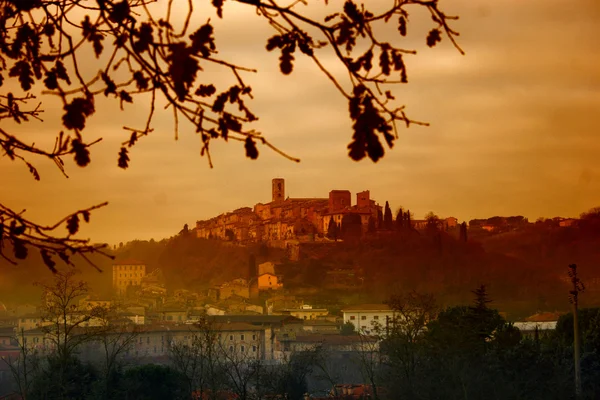 Krajina toscana Itálie — Stock fotografie
