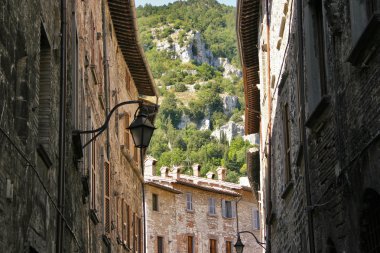 Gubbio, umbria, itally manzara,