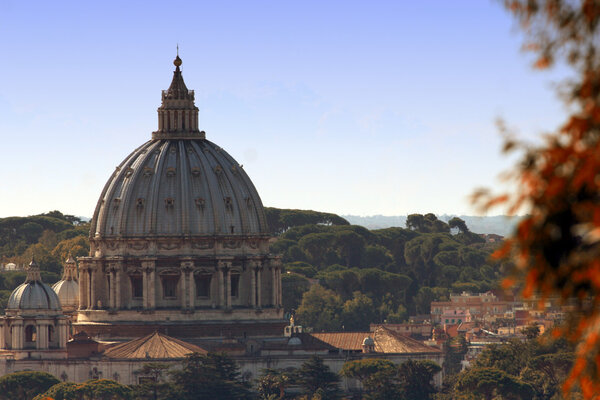 St. Peter's dome Roma italia Italy Rome