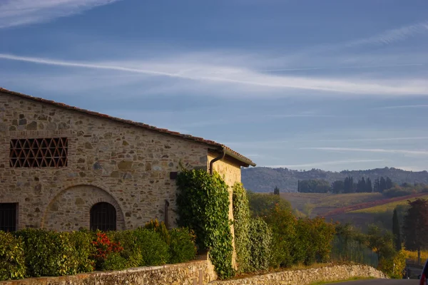 Тосканский фермерский дом — стоковое фото