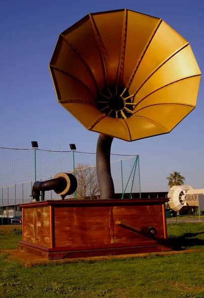 Büyük gramofon — Stok fotoğraf