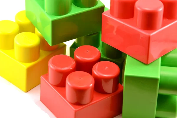Children's color cubes Stock Photo