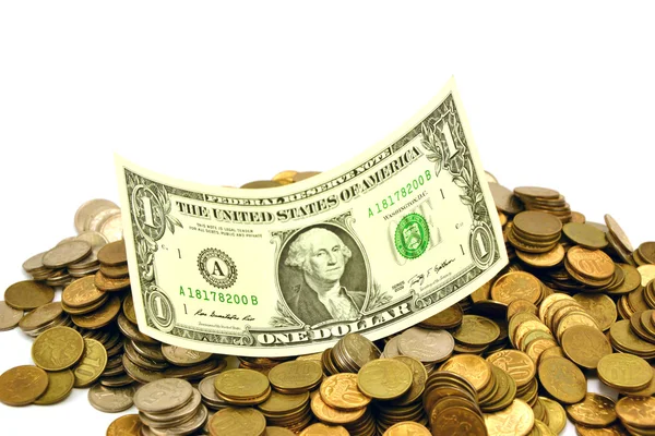 루블과 달러 — 스톡 사진