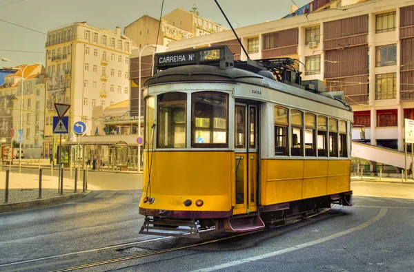 stock image Lisbon Street Car