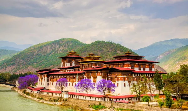 Pumakha Dzong Stockbild