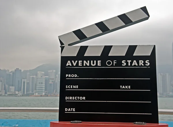 Stock image Clapboard statue Hong-Kong