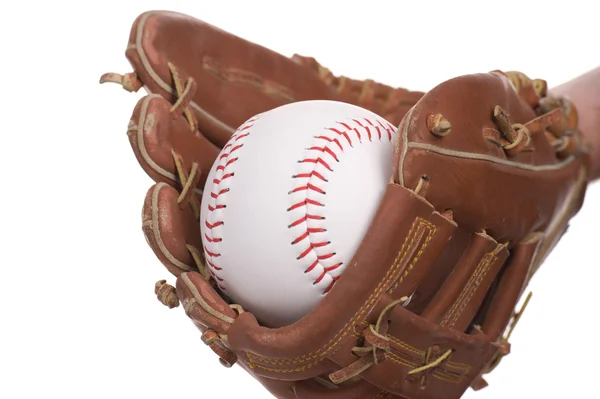 Catturare il baseball — Foto Stock