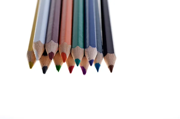 Ostré barevné tužky — Stock fotografie