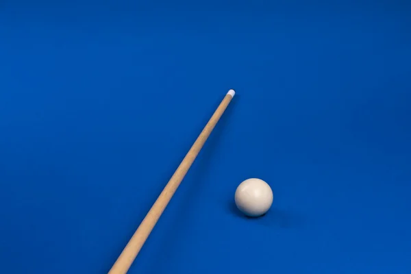 Cue Stick and the ball — Stock Photo, Image