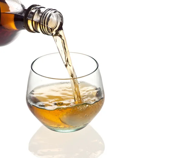 stock image Glass of whisky