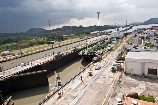 Miraflores écluses Canal de Panama — Photo