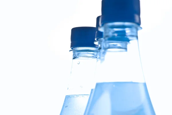 Flessen water — Stockfoto