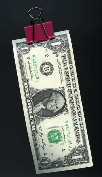 Hanging dollar — Stock Photo, Image