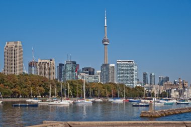 Toronto yüksek doğmak cityscape panorama cn tower lüks condominium