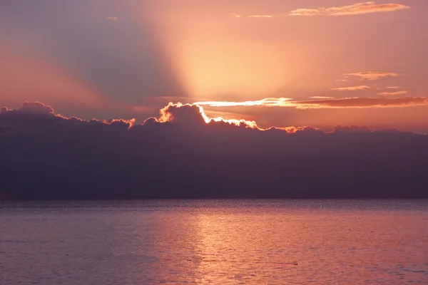Zachód słońca na Karaibach — Zdjęcie stockowe