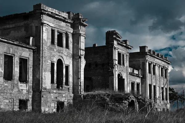Древний страшный дворец Стоковое Фото